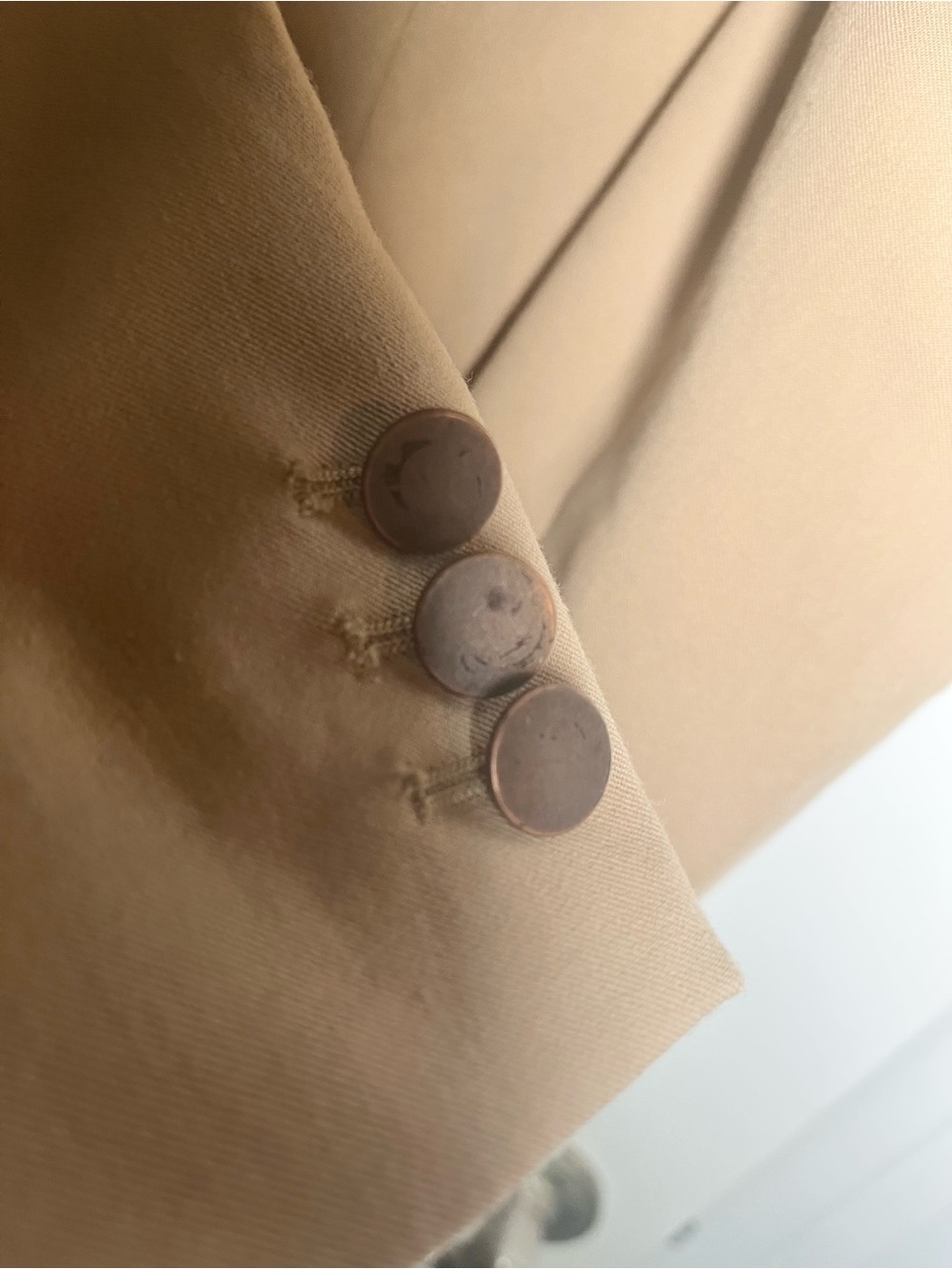 Theory Women's Tan Open-Front Blazer - Picture 5 of 6